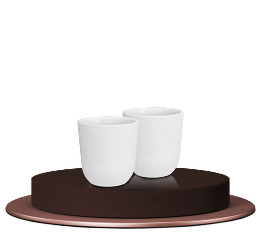 Set 2 Tazzine Espresso Lungo Tabl¨¬