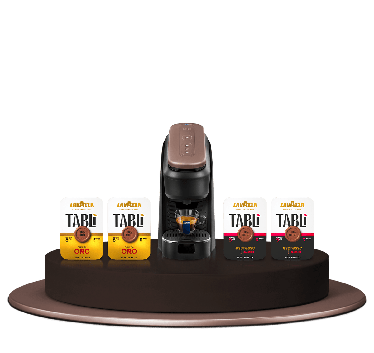 Kit Tabl¨¬: macchina e tab Qualit¨¤ Oro e Espresso Classico